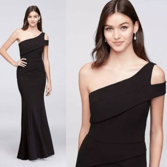 Cachet Dresses & Skirts - NWT CACHET One Shoulder Mermaid Trumpet Gown 8 M